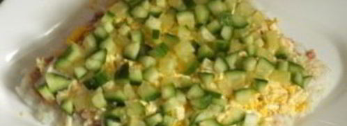 салат морская ракушка. Шаг 4