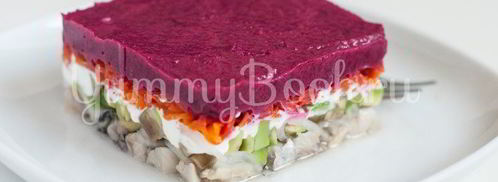 диетическая селедка под шубой без майонеза и картошки. Шаг 13