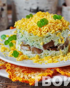 Грибы под шубой