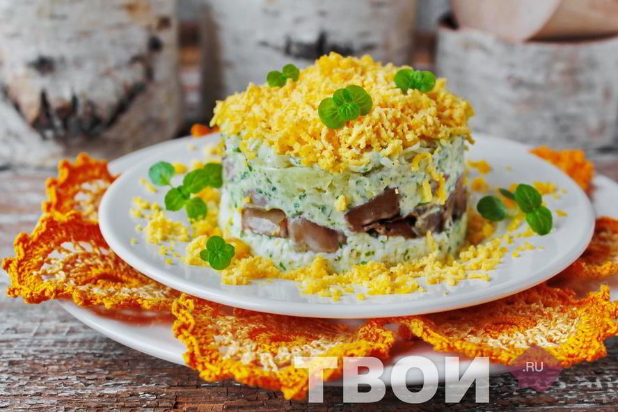 Рецепт грибов под шубой
