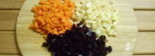 ленивая селедка под шубой. Шаг 3