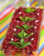 Постный салат Селедка под шубой