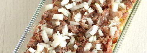 постный салат селедка под шубой. Шаг 5