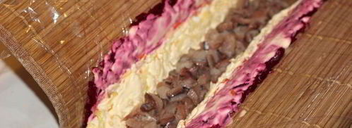 рулет из сельди под шубой. Шаг 10