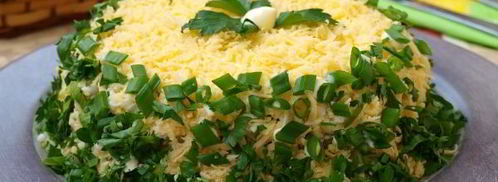 салат грибы под шубой. Шаг 12