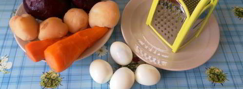 салат сельдь под шубой. Шаг 12