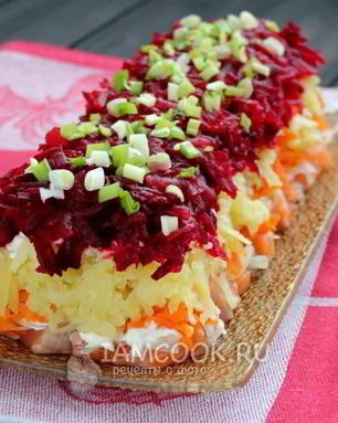 Салат Семга под шубой