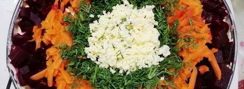 салат шуба под сельдью. Шаг 16