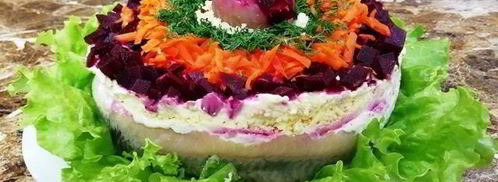 салат шуба под сельдью. Шаг 19