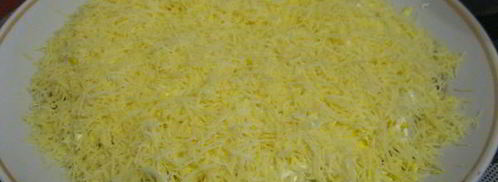 сельдь под шубой из помидор. Шаг 6