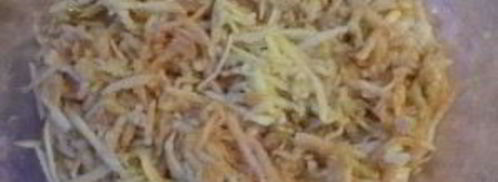 сельдь под шубой с яблоком. Шаг 6