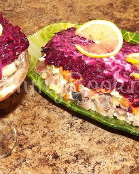 Сельдь под шубой самая вкусная