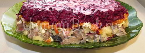 сельдь под шубой самая вкусная. Шаг 11