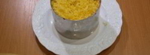 селедка под шубой порционная. Шаг 7