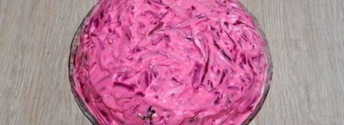 селедка под шубой с грибами. Шаг 7