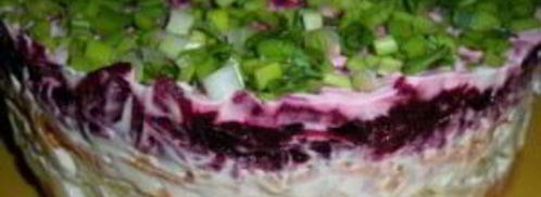 селедка под шубой с лососем. Шаг 6