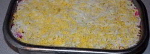 селедка под шубой с плавленным сыром. Шаг 5