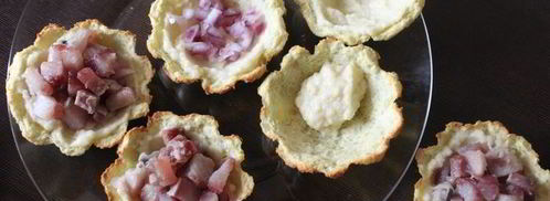 селедка под шубой в картофельных корзинках. Шаг 7