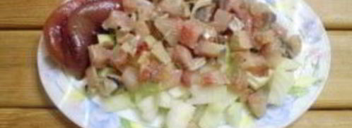 селедка под шубой в виде рулета. Шаг 4