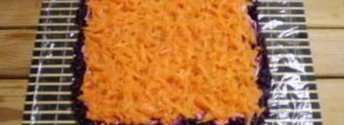 селедка под шубой в виде рулета. Шаг 6