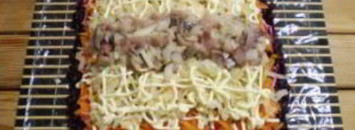 селедка под шубой в виде рулета. Шаг 8