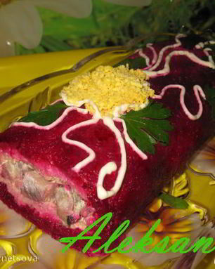 Селедка в рукаве под шубой