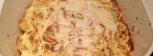 свинина под шубой в духовке. Шаг 8