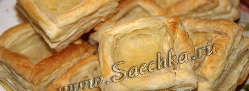 закуска из слоеного теста селедка под шубой. Шаг 8