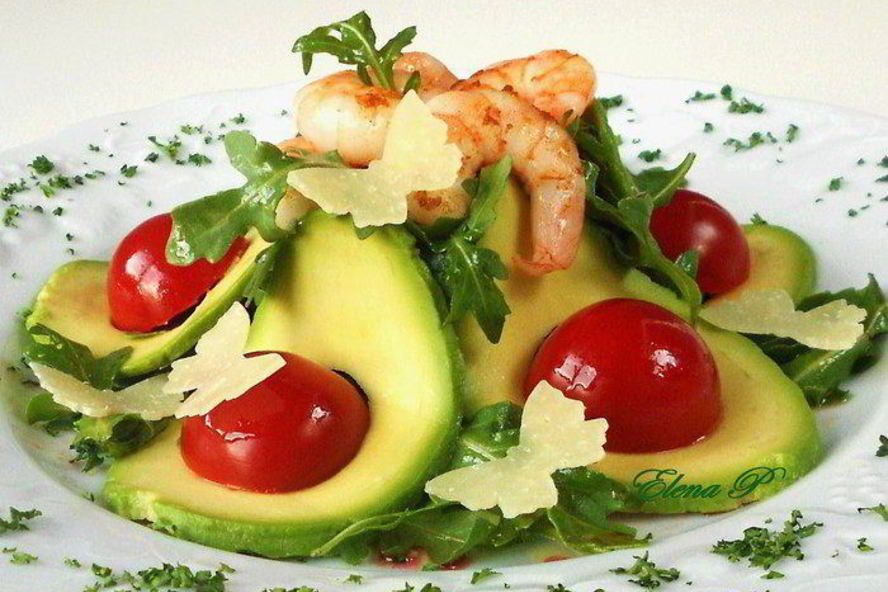 Рецепт салата с бабочками