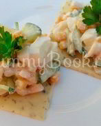 Салат с кальмарами Волшебная сказка