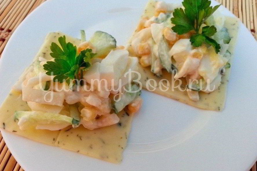 Рецепт салата с кальмарами волшебная сказка