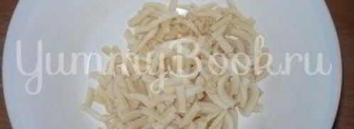 салат с кальмарами волшебная сказка. Шаг 5