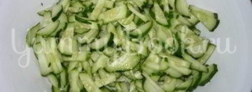 салат с кальмарами волшебная сказка. Шаг 6