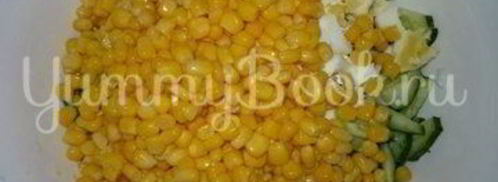 салат с кальмарами волшебная сказка. Шаг 8