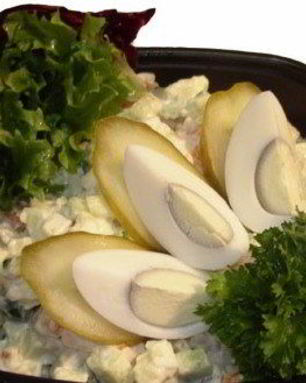 Салат с куриной грудкой