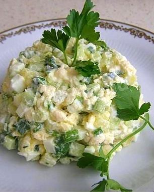 Салат с плавленными сырками