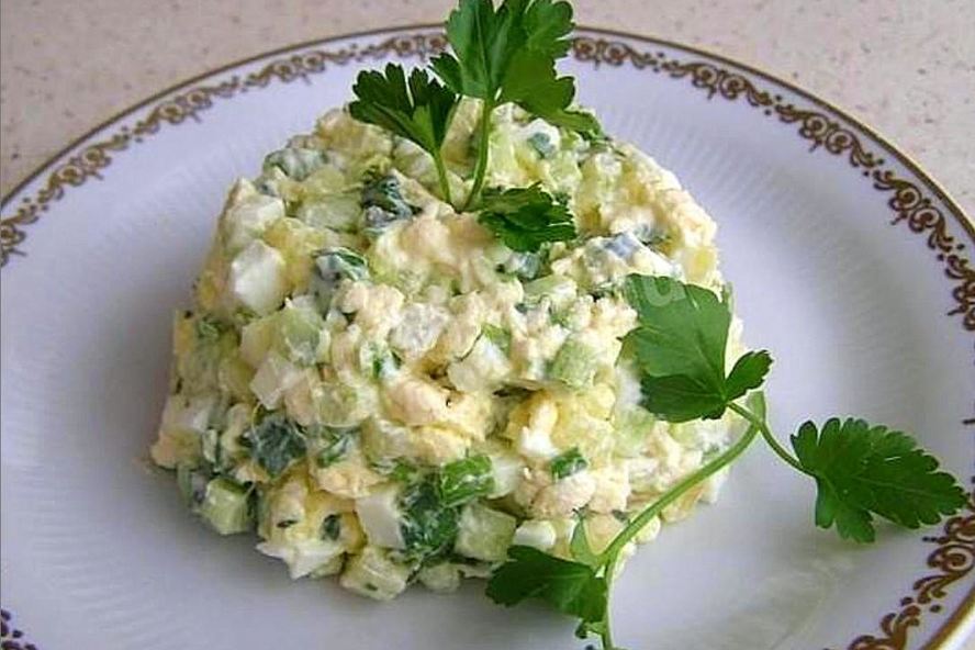 Рецепт салата с плавленными сырками