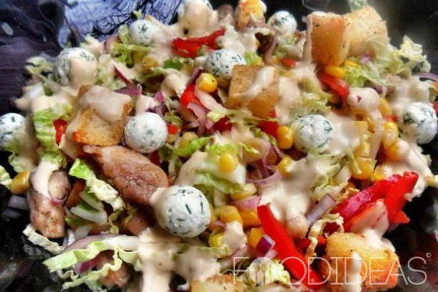 Рецепт салата с сыром фетакса