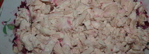 салат со свеклой, курицей и сельдереем. Шаг 6