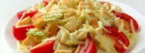 салат цезарь с курицей по-домашнему. Шаг 6