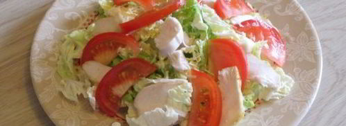 салат цезарь с пекинской капустой и курицей. Шаг 11