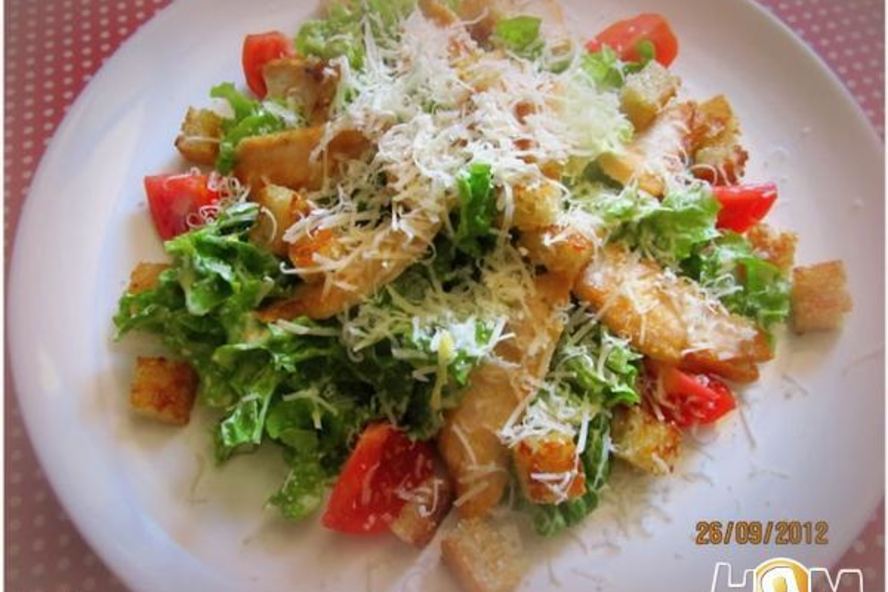 Рецепт цезаря с курицей