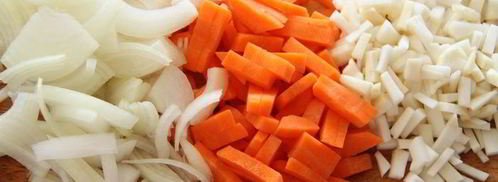 тeплый салат с черной чечевицей и киноа. Шаг 3