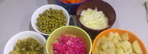 салат винегрет отдыхает. Шаг 3