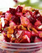 Салат Винегрет с маринованными опятами