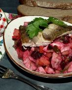 Старорусский винегрет с судаком