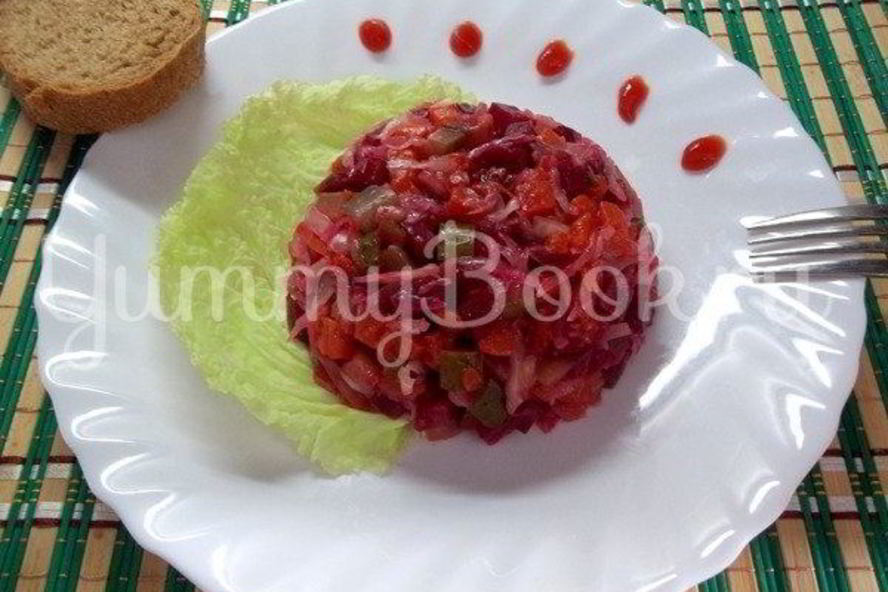 Рецепт винегрета без картофеля