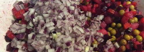 винегрет из запеченных овощей. Шаг 6