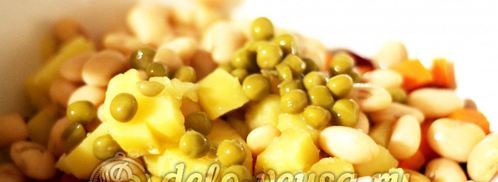 винегрет с фасолью. Шаг 7