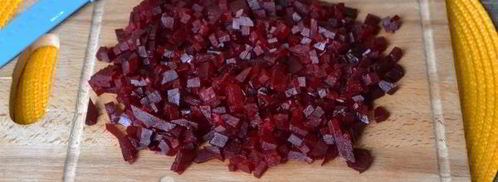 винегрет с горошком и капустой. Шаг 16